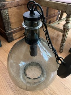 Bell Ball Glass Ceiling Light Fixture 