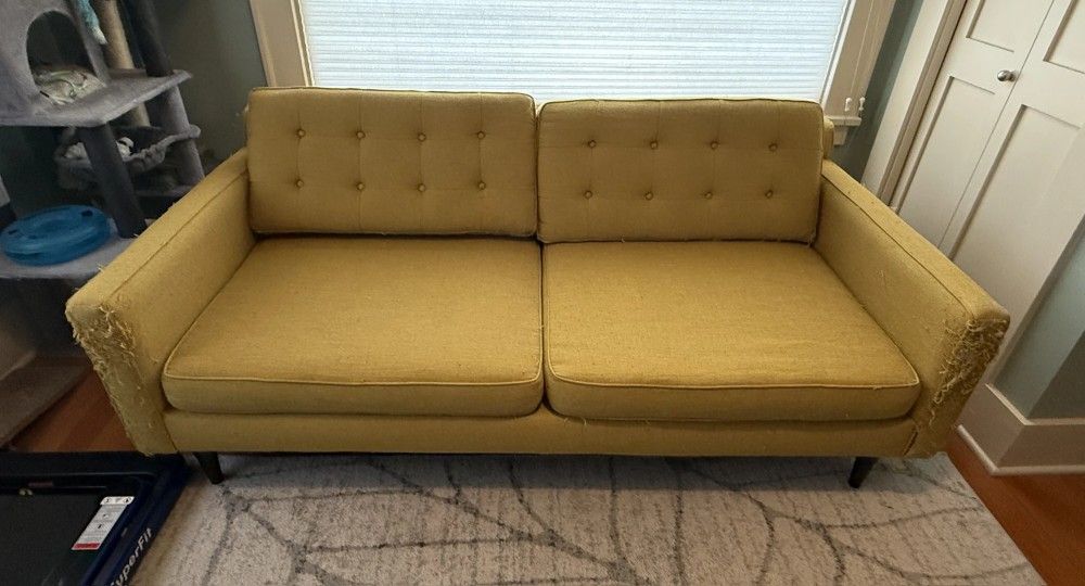 West Elm Love Seat Couch