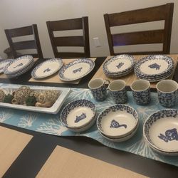 Folk Craft Animal Dinnerware