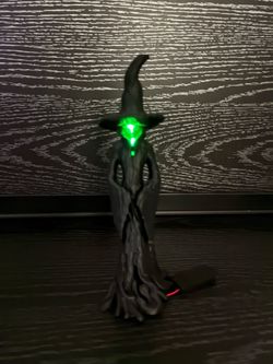 Light Up Witch Figurine