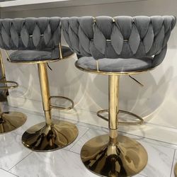 GRAY & GOLD Bar stools