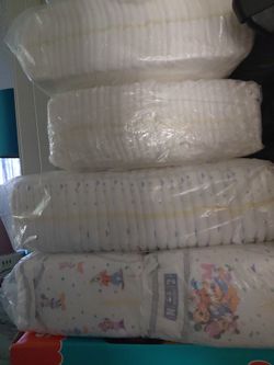 Pampers Size 1 & Huggies Size 2 Diapers