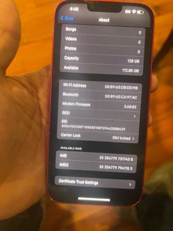 Iphone14 Plus 128 Gigs ATAndT Phone
