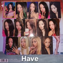 Katseye photocards (Trading For Megan Equivalents ONLY!)