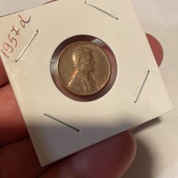 1957d Lincoln Cent