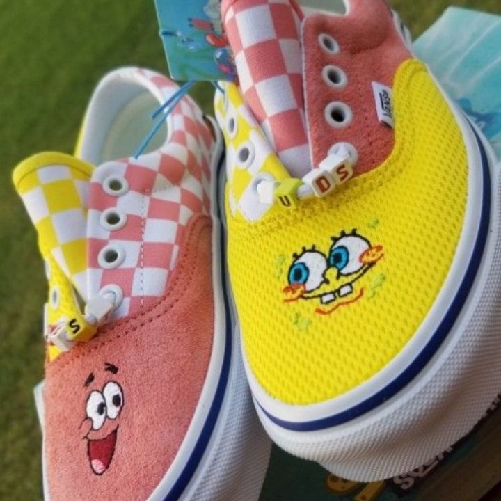 Spongebob Vans Sz 5.5 Women's