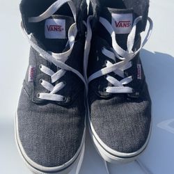 Vans High Tops Size 5 Youth 