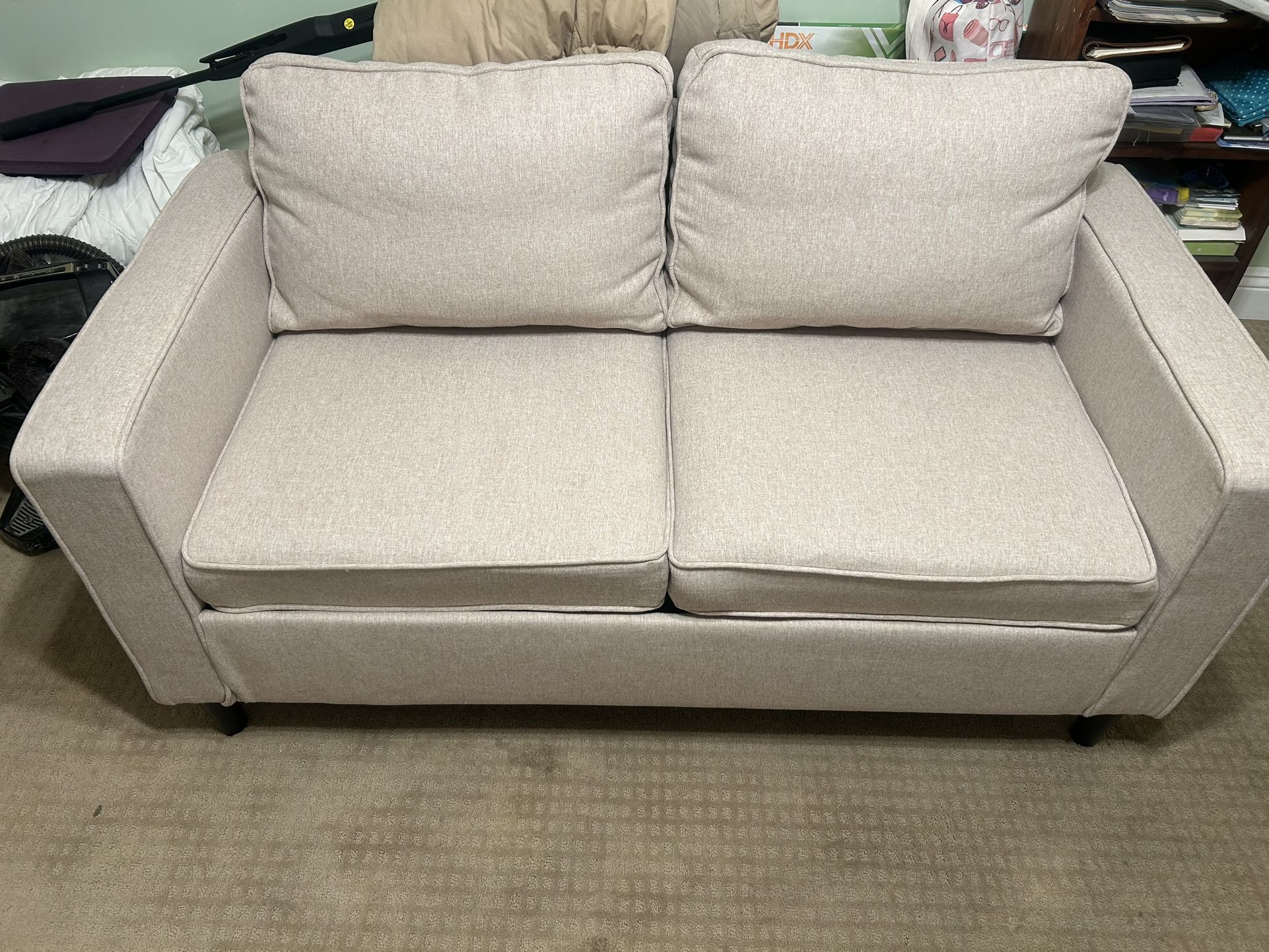Small Linen Couch