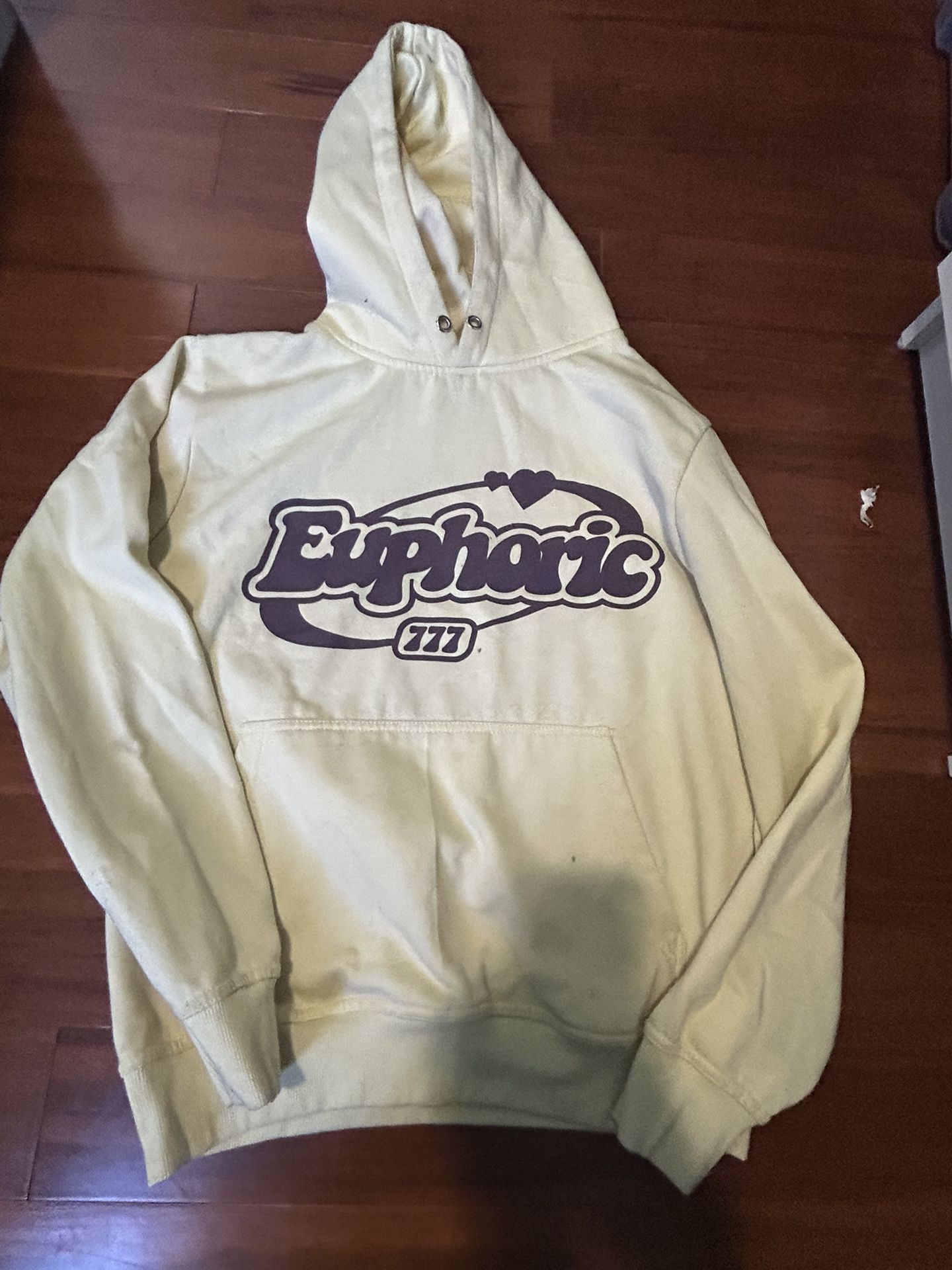 Yellow Euphoric Hoodie Size:M