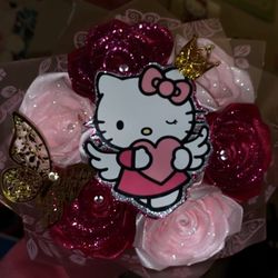 hello kitty flower bouquet