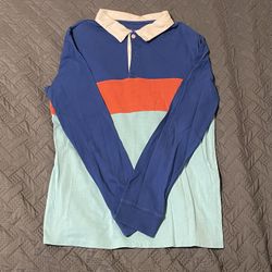 Cat & Jack Blue and White Polo Shirt