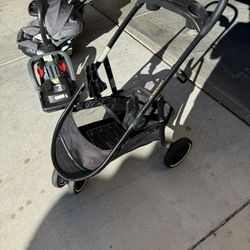 Full Fold Up Stroller With Base For Vehicle . Car Seat , And Seat For Stroller , All Can Connect 