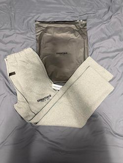 Uncuffed Dark grey Essential pants