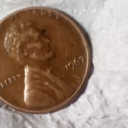 1967 No Mint Mark Super Rare Error Penny