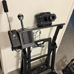 Car simulator wheel set up