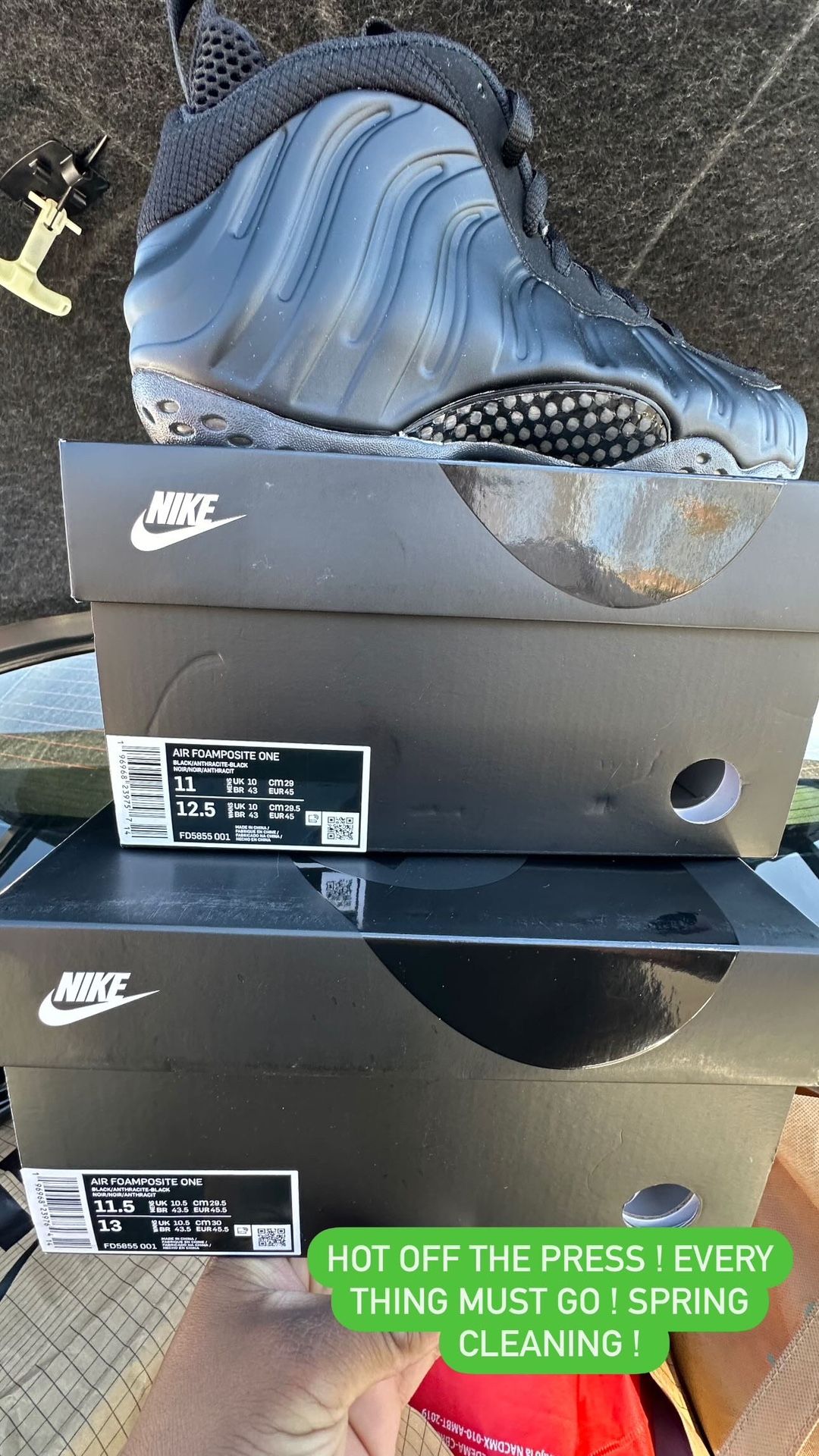 Nike Air Foamposite One Black