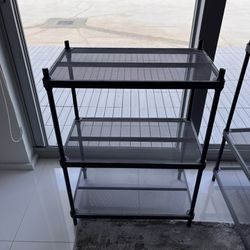 Container store metal shelves