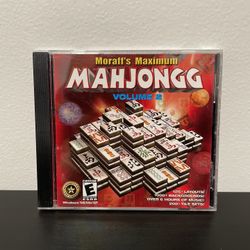 Moraff's Maximum Mahjongg Volume 2 PC CD-ROM Video Game Windows CIB 2001