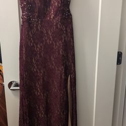Burgundy Formal Dress