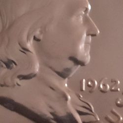 ☆1962. PF70.  Benjamin Franklin half dollar☆