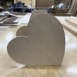 Caja hechas a mano de madera para 14 de Febrero 
