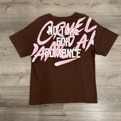 Cruel Pancake Brown No Time For Romance Tee Men’s Size Small/Medium