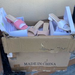 Box Full Of Women Shoes 👠 