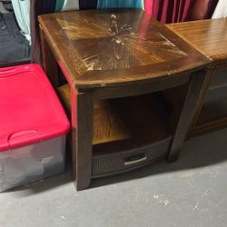 Wood Night Stand 