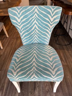Becca Zebra Vanity Chair