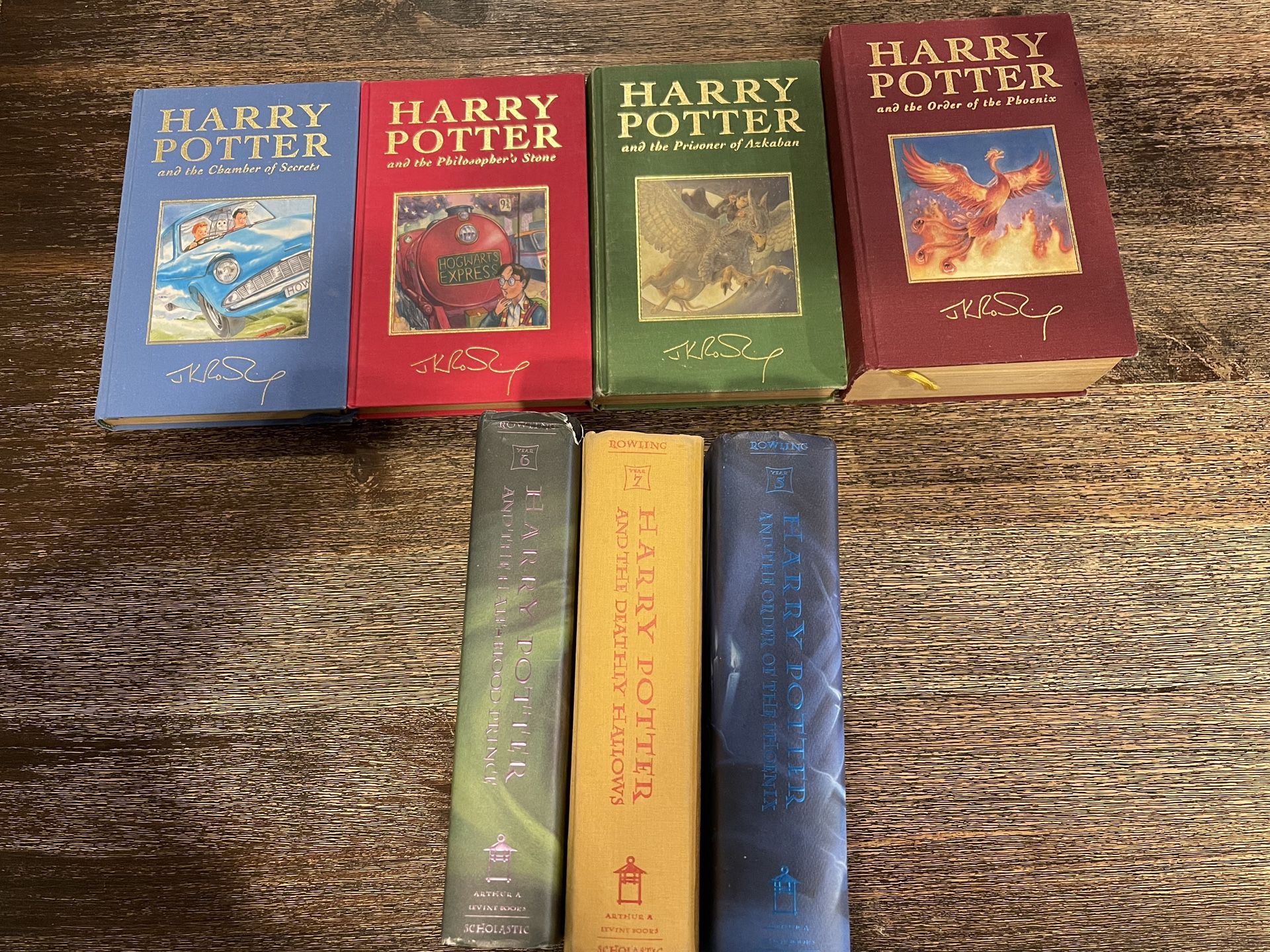 Harry Potter British And American Editions 
