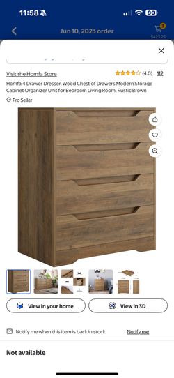 4 Drawer Dresser