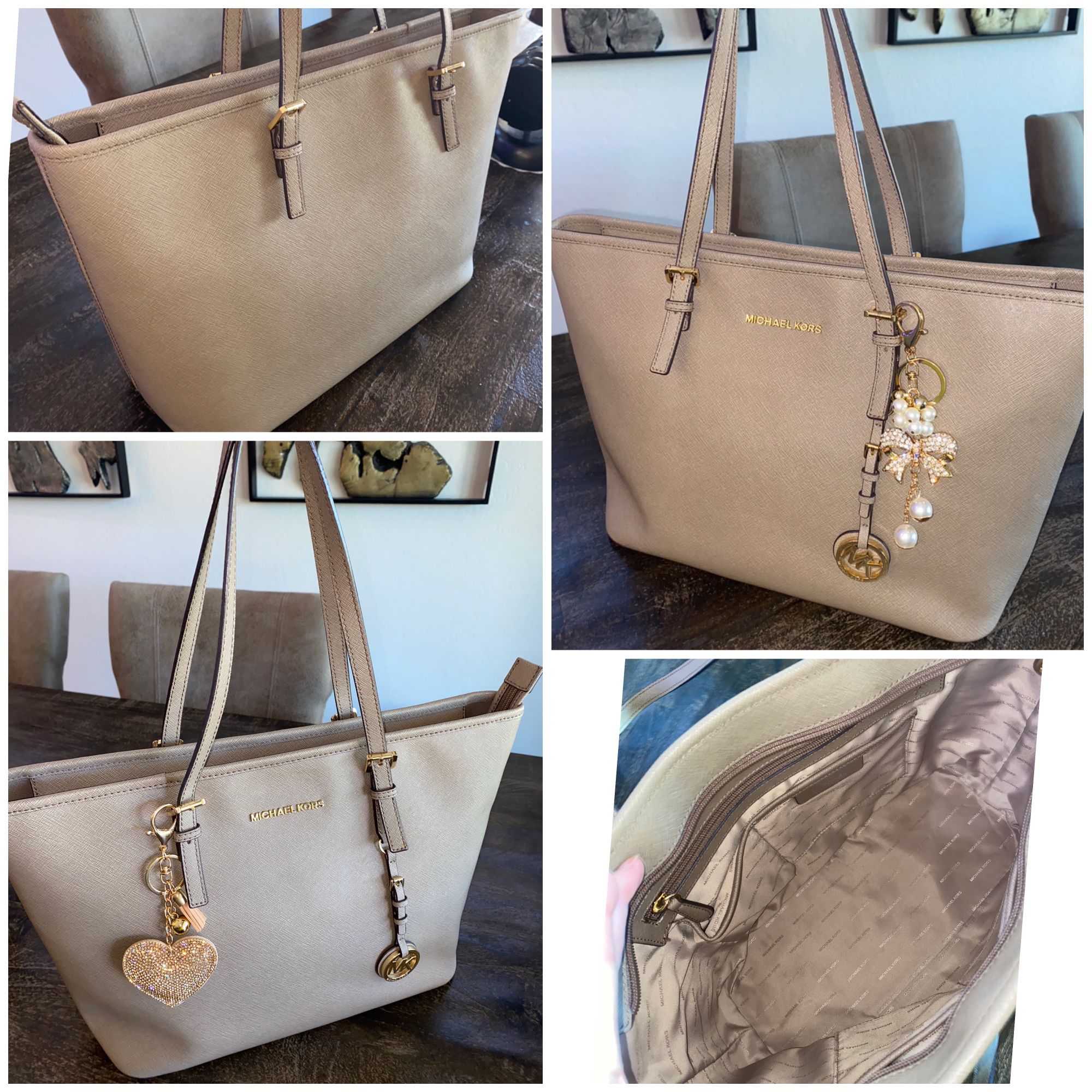 Micheal Kors tote, AS NEW 💥 Neutral taupe