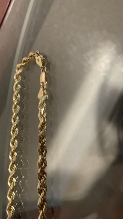 14K “ Solid Rope Chain” 24in