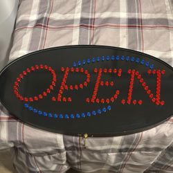 Open Neon Sign