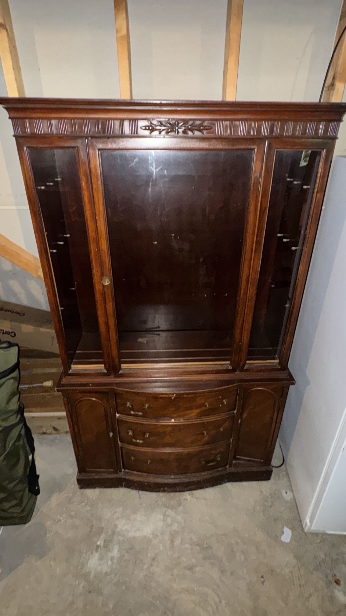 Solid Wood China Cabinet