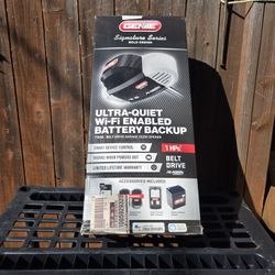 New Genie Signature 1 hp. Belt Drive Smart Garage Door Opener w/Battery Backup
