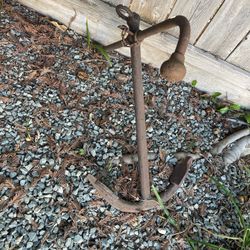 Vintage 3ft Metal Anchor – Rustic Nautical Decor