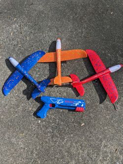Foam Glider Planes With Launcher