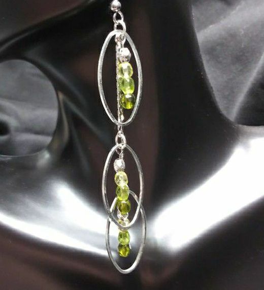 Handmade Crystal Dangle Earrings 