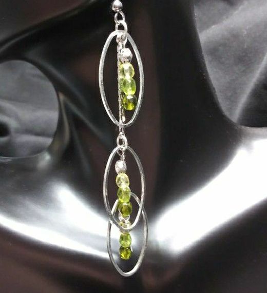 Handmade Crystal Dangle Earrings