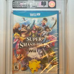 Super smash bros Nintendo Wii U factory sealed VGA 80