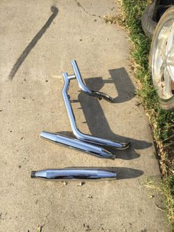 Fat boy stock exhaust