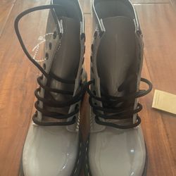1460 WOMEN'S PATENT LEATHER LACE UP BOOTS