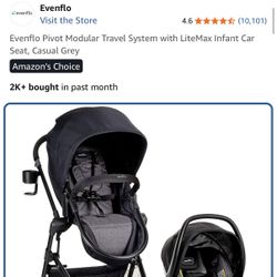 Evenflo Pivot Modular Travel System Stroller