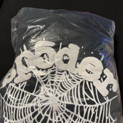 Sp5der OG Black Web Hoodie