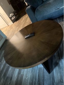 Brown coffee table