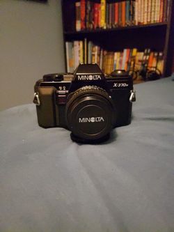 Minolta X-370 N With Flash And 2 Rolls Of Film