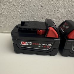 Milwaukee batterys