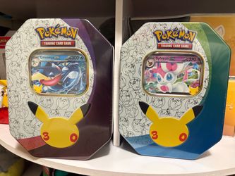 Pokémon TCG Greninja ex & Sylveon ex Tin Bundle