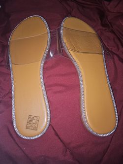 Clear Rhinestone Sandels